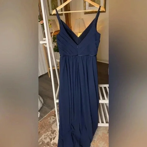 Sorella Vita bridal size 14 — beautiful formal navy gown! - Picture 4 of 7